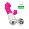 Силиконовая лесбийская аккумуляторная батарея, толкающая телескопическая сосающая ротация дилдо секс -игрушка клитор G Spot Rabbit