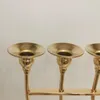 Candle Holders Metal Holder Candlestick Flower Vase Wedding Table Centerpiece Candelabra Pillar Stand Road Lead Party Decor 90