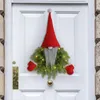 Fiori decorativi Christmas Fiding Door Celebrazione delle feste in ghirlanda di accoglienza per il gancio di benvenuto