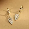 Boucles d'oreilles cerceaux bijoux de mode Gold plaqués papillon de coeur coeur en métal