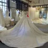 Ball Hochzeit Schatz Langarm Pearls Pailletten Kapelle Kleider über-Rocke Kleid maßgeschneiderte Robe Despecisl
