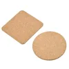 TABLEAU MATS 10PCS CORCES NATURELS CORCHES Square Mat à vins Win Drink Tap Tap Pad Tap Taf pour cuisine Home