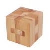 Wooden Kong Ming Lock (Lu Ban Lock) - Teaser Brain IQ Montessori Educational Toy per bambini adulti - Game di sblocco di puzzle 3D