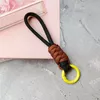 Kreative geflochtene Lanyard -Schlüsselbund für Telefongehäuse Frauen Anti Lost Knot Seilgurt Autoschlüsselketten DIY Accessoires Mode Keyring