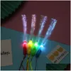 Favor de festas de festas led bastão de fibra óptica bastão de brilho up wands kid adts anntiond time entretenimento suprimentos carnaval disco grow deli dhtsk