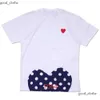 Speel Designer Mens Cdgs Shirt Japanese Red Love Shirt Heren dames commes Complete label T-shirt Polo des Badge Garcons borduurgrootte XS-XXXXL 595X CDGS Hoodie 958
