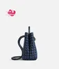 Designer Womens Bag Medium Andiamo BotegaVeneta Top handle bag in supple Intrecciato leather and denim with signature knot detail and sliding cross-body strap