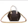 M20752 Ellipse BB sac à main sac crossbody Sac anciennes lettres de fleur zip fixe en cuir manche en fourgon fourre-tout