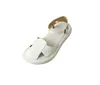 Hip French Sandals For Women Summer Sandal Simple Flat Bottom Fashion Sandles Heels Black Flip Flops Slipper 240228