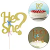 Świąteczne zapasy 1PCS dziewczyna lub chłopiec z okazji urodzinowych tort Topper Decoration Decoration Dekoratory