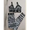 LUZURY FITNEND WEAR Designer Yoga Wear Letter Print Palnts Summer Summer Beach Bikini Set Sexy Twits Two Piece Swimsuit