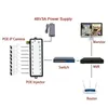 Poe Injector 4ports 8 puertos divisor de Poe para CCTV Network POE Camera de alimentación sobre Ethernet IEEE802.3AF Cable de transmisión de venta caliente