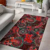 Carpets Lizard Carpet Square Anti-Skid Area Area Floor Mat 3d Rapis Salon Salon Salle