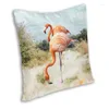 Pillow Fashion Flamingo Couple de couple décoration 3D Boublon à imprimé double face pour canapé