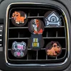 Safety Belts Accessories New Dog 2 Cartoon Car Air Vent Clip Clips For Office Home Freshener Conditioner Conditioning Decorative Outle Ot9Mb