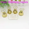 Fournitures de fête Embrasser Sier Event autre Gold Bell Place Carte Holder / Photo Holder Table de table de mariage Decoration Favors P1202