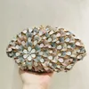 Femmes Crystal Clutch Purse Game Stones Sacs de soirée Mariage Righestone Claquettes Sac à main féminin Sac en diamant 240506