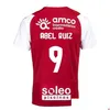 Jerseys de football 23 24 SC Braga Mens Bruma Abel Ruiz Andre Horta A. Djalo Mendes Rony Lopes R. Pizzi Home Red Football Shirts 2023 Camis Otg5e