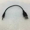 3,5 mm uttag till USB 2.0 Data Sync Charger Transfer Audio Adapter Cable Cord för Apple iPod Shuffle 3: e 4: e 6: e tillbehör