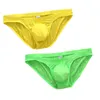 Underpants 2 PCs Männer Boxer Briefs Kühlung sexy Slips Herren Unterwäsche durchscheinende Sexi Schnelle Trocknen Trunks Klassiker Solid