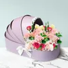 Gift Wrap Lace Ribbon Flower Box Creative Arrangement Basket Cradle Packing Boxes For Home Decor Florist Supplies Wedding