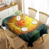 Table de table de table de galets floraux de printemps d'été