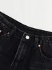 Traf Summer Denim Shorts For Women Black Jeans Shorts Women Distressed Short Mujer Jean Shorts Y2K Streetwear 240514
