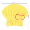 Towel NICEYARD Shower Cap Quickly Dry Hair Hat 5 Colors Wrapped Towels Microfiber Bathroom Hats Bath Accessories
