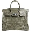 Bag Designer High-End Crocodile Platinum Pinilo American Gulf Crocodil