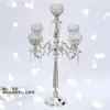 Świeczści Europa Wedding Crystal 5 HEAD HOPERS/Crystal naklejka luksusowy stół centralny Candelabras Candlestick