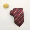 Laço gravata amarrar com zíper masculino de gravata sem mão vermelha amarela azul listrado jkdk japonês para escolas fêmeas de ornamento de terno branco camisa branca