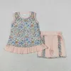 Vêtements Ensemble de bébés filles tenues de poulpe Shorts d'été