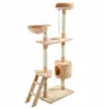 60quot tum kattunge husdjurshus Hammock Cat Tree Tower Condo Scratcher Furniture Tool1349126