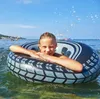60/70/80/90 cm Swimming Pool Lifebuoy Cartoon Tire Swim Ring Uppblåsbara leksaker Life Buoy Water Float New Design Swimming Rings
