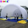 10mWx8mLx6mH (33x26x20ft) white waterproof oxford giant inflatable stage cover arch style dome tent open air roof canopy for concert or wedding party events