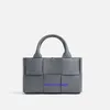 Candy/Mini/Small Arco Tote Bag Handbag Crossbody Bag BotegaVebeta Intreccio Leather Tote Bag Single Detachable Interior Zipped Pocket Leather String Closure ZPM0