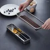 Kök förvaring skåp pinnar vila lådan mångsidig rack enkel gaffel hållare sked rostfritt stål kreativt