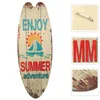 Vintage Decor Marine Style Ornament Outdoor Schild Strand sie anheitige Wandhänge Plaque Bar Surfboard Holz 240509