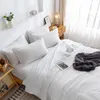 Bedding Sets White Ultra Soft All Season Use 7-piece Bed Bag Washed Polyester Cotton Double Duvet And Set Pillowcase King Size