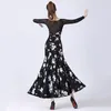 Robe de danse de salon de bal de bal à haute qualité costume de pratique nationale standard 2024 femmes Tango Waltz Performance vêtements