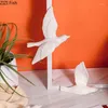 Figurines décoratives Peace Pigeon Céramique Mur suspendu Ornements Room Aesthés