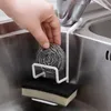 Keuken opslag duurzame gootsteen caddy spons houder kleine badkamer metalen organisator vloeibare schotel drainer kraan rek douche handig