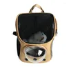 Cat Carriers GQIYIBBEI Zipper Lock Breathable Safety Portable Travel Pet Carrier Space Backpack Cat/Dog Bag Appliances