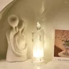 Держатели свечи свечи светильники светодиодные романтические творческие пластовые аккумуляторные стеклянные держатели подарки подарки на дом украшения