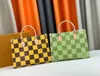 10A Top Caffice Designer Bag Luxury Vintage Pattern Сумки для женщин для женщин с плечами тенденция к маленькому кошельку и сумочка роскошная дизайнерская квадратная сумка для женщин