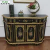 Decorative Plates Cabinet French Style Retro Storage Entry Decoration Shoe White Entrance Living Room Wall