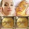 Nowy przylot nawilżający złoto bio - kolagen maska ​​twarzy kryształowy kolagen złoty proszek maski do twarzy skórki upuszcza wysyłka makijażu pielęgnacji skóry BB61
