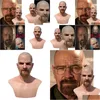 Party Masks New Movie Celebrity Latex Mask Breaking Bad Professor Mr. White Realistic Costume Halloween Cosplay Props X0803 Drop Deliv Otknc