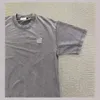 デザイナーファッションショートスリーブTシャツツールカーハートメンズコットンワックス染色洗浄古いスリーブラウンドネック18QQ