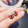 Orecchini per borchie Ruby classico in vendita 925 donne in argento sterling